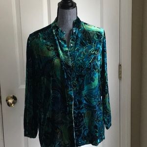 Chico’s velour shirt
